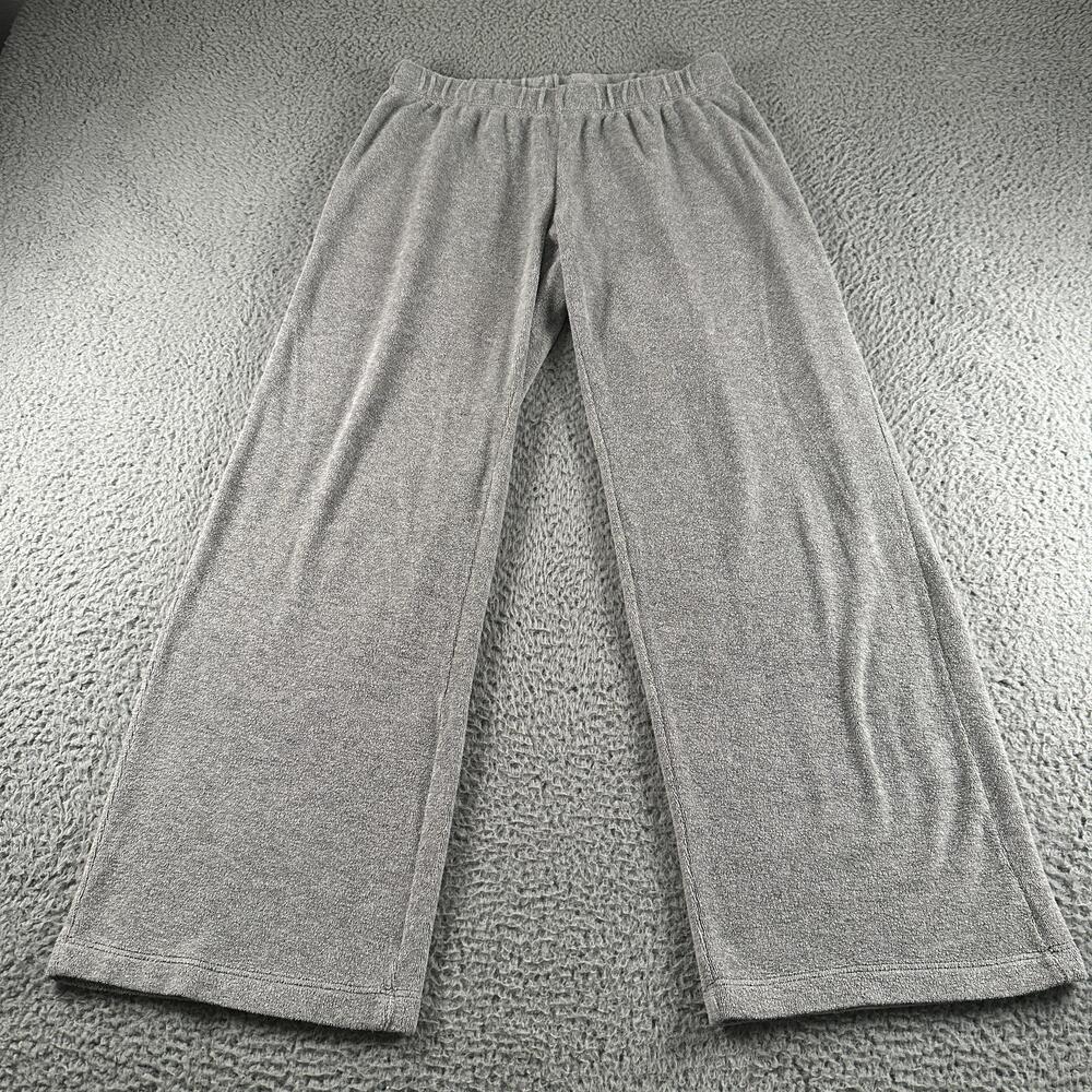 Perfectwhitetee Katie Terry Sweatpants Womens M Gray Wide Leg Lounge Casual USA